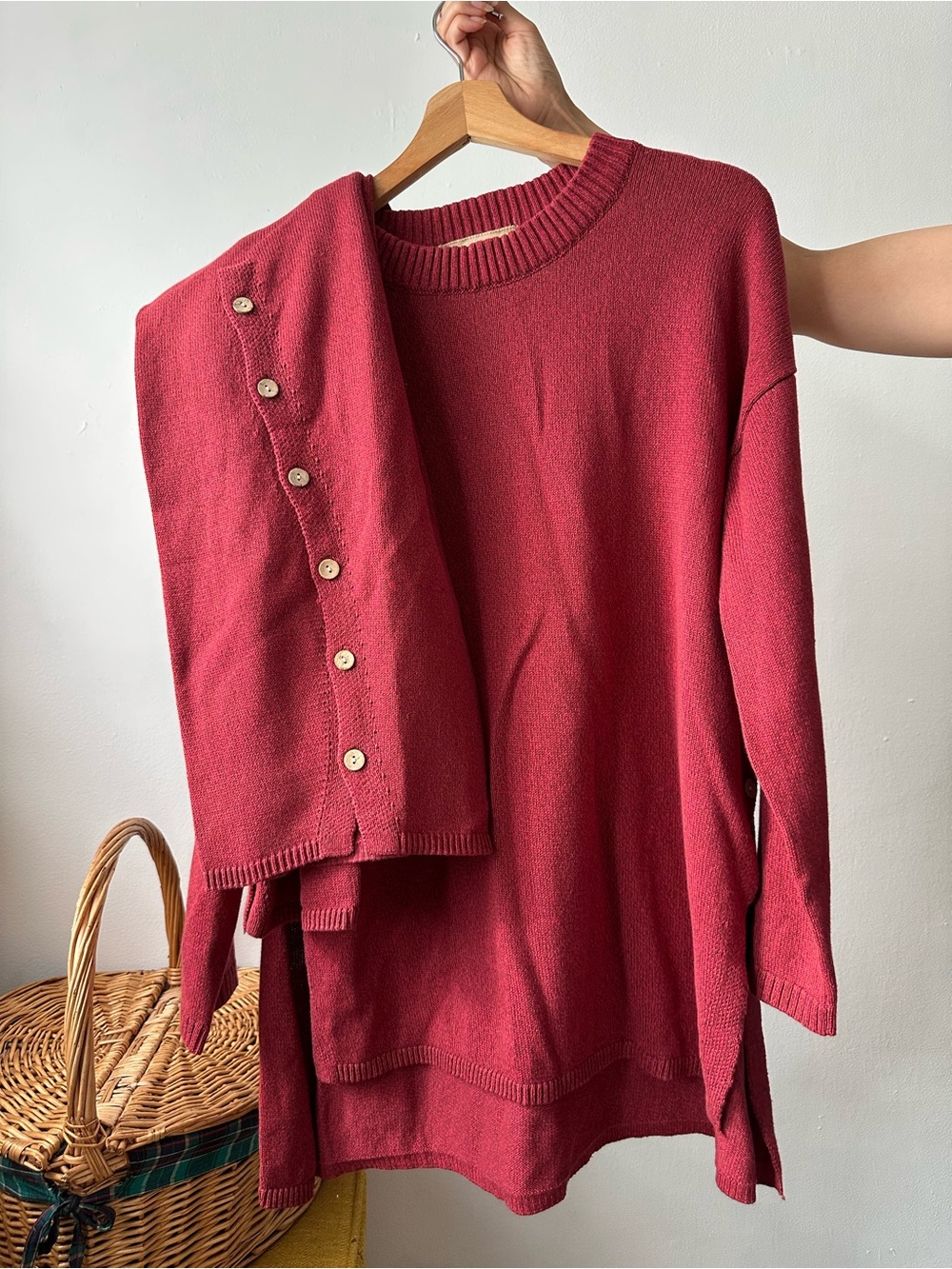 Free People Free Est knit button detail set
Cotton Small